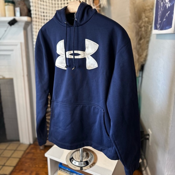 Under Armour Men's Blue Hoodie - Picture 4 of 10
